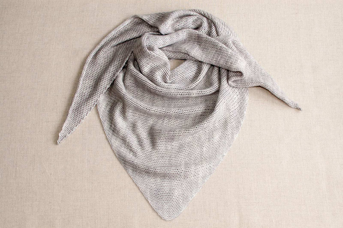 PDF Pattern Download // Knit Triangle Scarf – Cashmere Treats